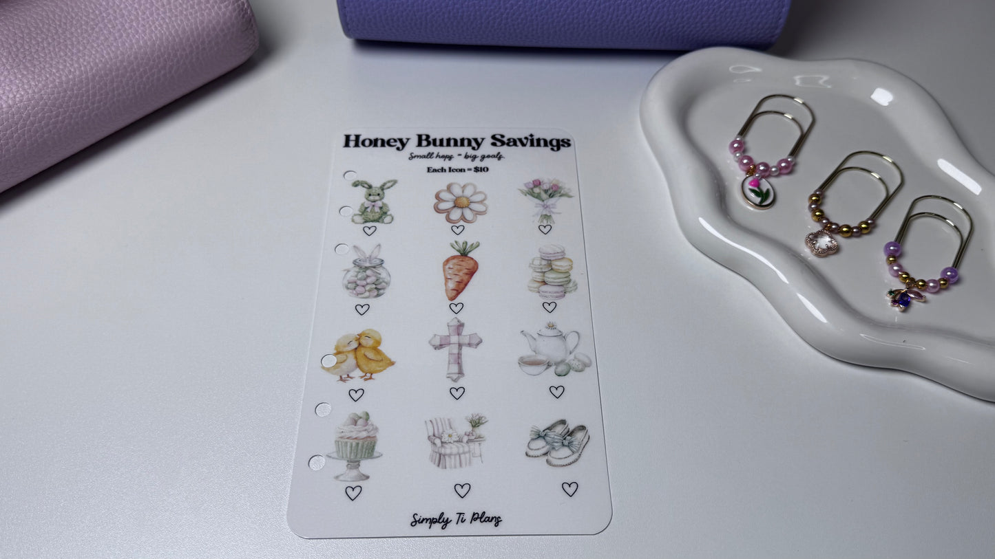 Honey Bunny Savings (Hole Punched)